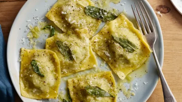 Spinach And Ricotta Ravioli