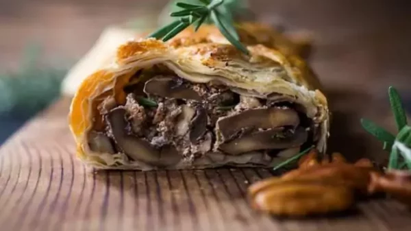 Mushroom wellington