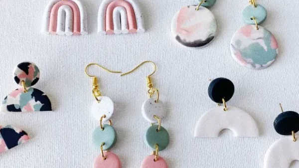 polymer clay earrings