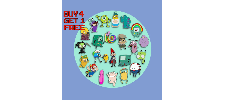 Bmo Cartoon Animation Pins