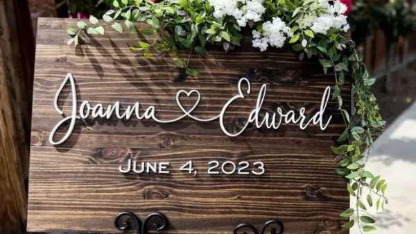 Wedding Signs For Reception