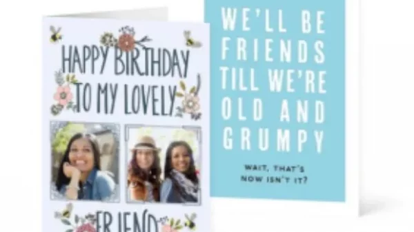 Personalised birthday cards