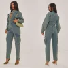 Vintage Denim Jumpsuit For Women