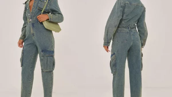 Vintage Denim Jumpsuit For Women