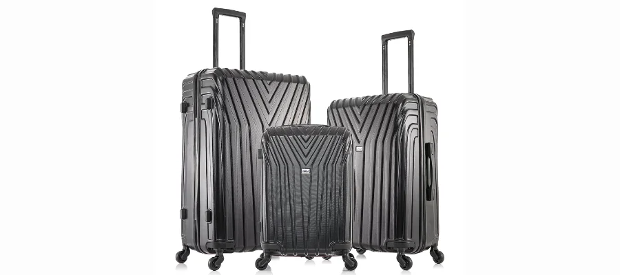 InUsa Vasty Lightweight Hardside Spinner 3-PC Luggage Set