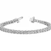 Moissanite tennis bracelet