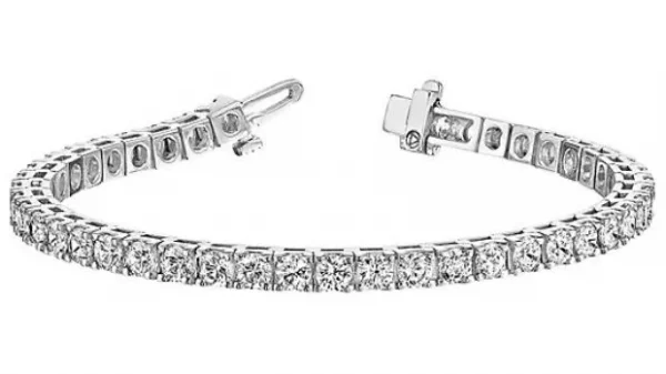 Moissanite tennis bracelet