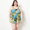 Plus size swim dress