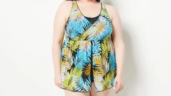 Plus size swim dress