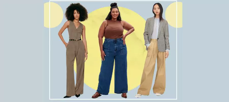Wide-leg trousers for women