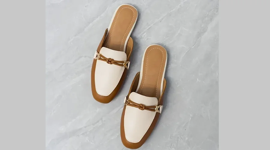 Stylish Square Toe Mary-Jane Flats for Women