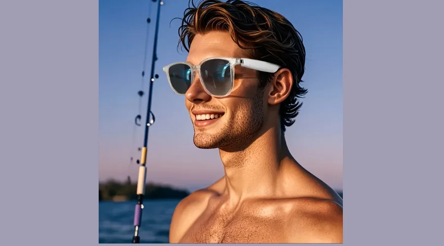 Wireless Smart Glasses with Built-in Microphone