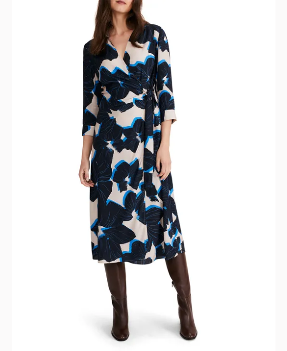 'Rae Floral Wrap Dress