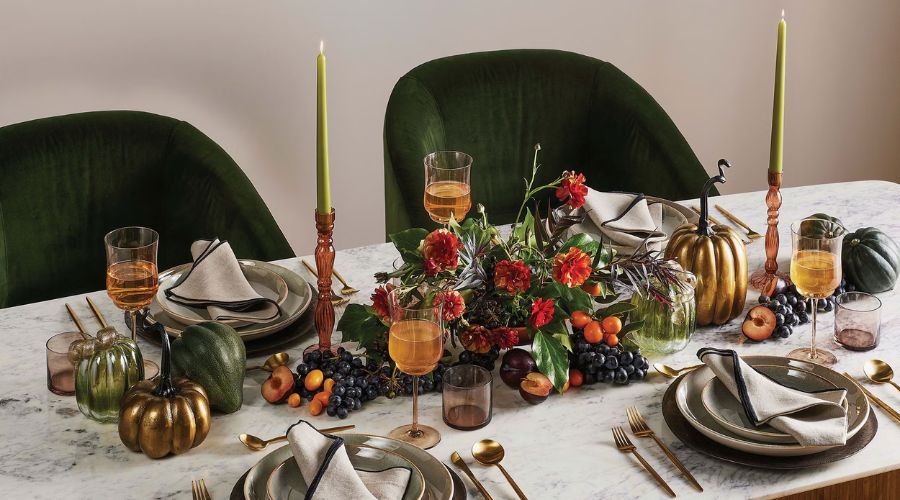 Affordable Thanksgiving table decorations | Hermagic