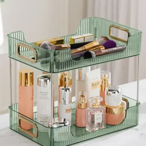 2 Tier Cosmetic Makeup Holder Organizer Storage (1)