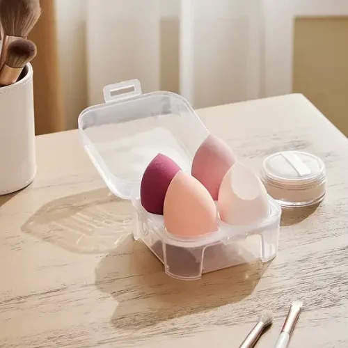 4 Pack Beauty Blender Foundation Sponges Set High Density Makeup Sponge (2)