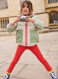 Annabelle jacket with teddy fur mix