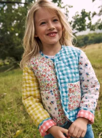 Aurore reversible jacket Patchwork flowers