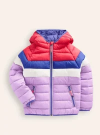 Easily stowable, padded jacket