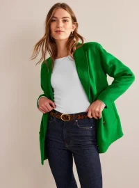 Essential jersey boat neck top
