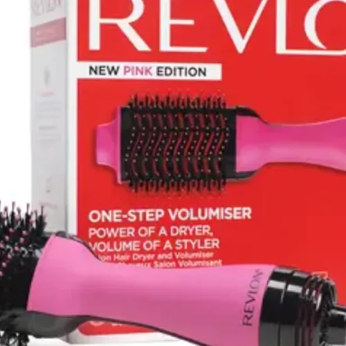 One-Step Hair Dryer and Volumizer Pink - RVDR5222P (1)